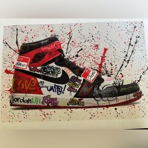 Air Jordan Canvas Print